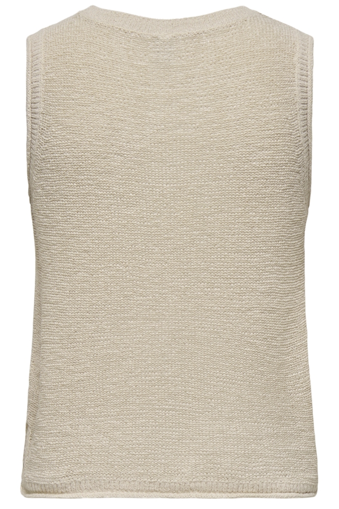ONLSUNNY O-NECK TANK TOP KNT NOOS 15350925 Pumice Stone